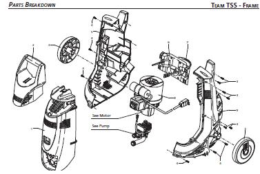 TEAM Electric Pressure Washer Parts, Breakdown & Manual